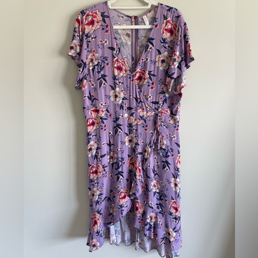 Floral Wrap Dress